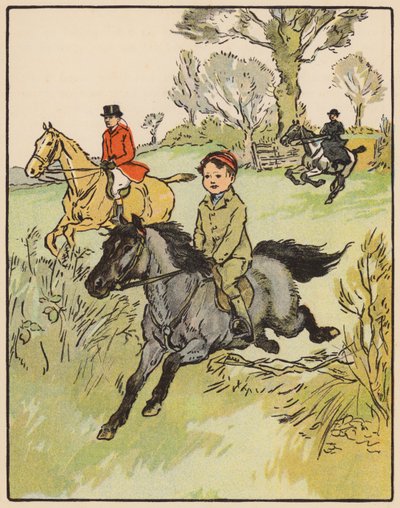 Peter a un galop glorieux (lithographie couleur) - English School