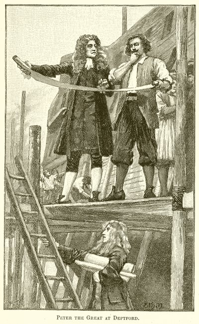 Pierre le Grand à Deptford - English School