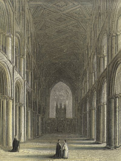 Cathédrale de Peterborough, la nef - English School