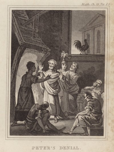 Le reniement de Pierre - English School