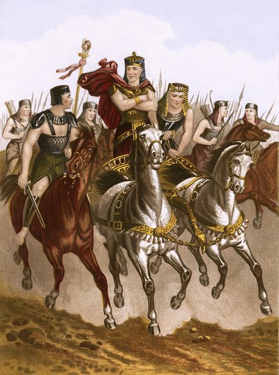 Pharaon à la poursuite des Israélites - English School