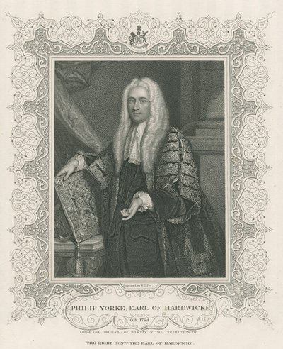 Philip Yorke, 1er comte de Hardwicke, de 