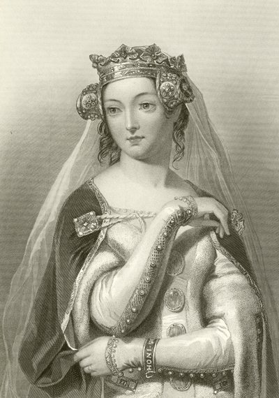 Philippa de Hainaut, épouse du roi Édouard III - English School