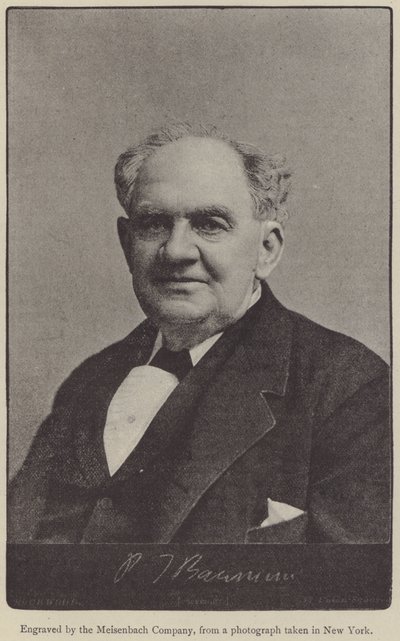 Phineas Taylor Barnum (gravure) - English School