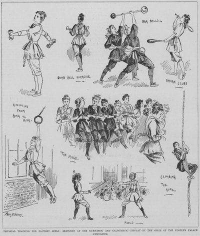Entraînement physique pour les filles d