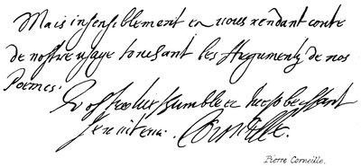 Pierre Corneille - English School