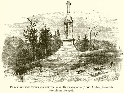 Lieu où Piers Gaveston a été décapité - English School