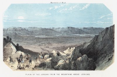 Plaine du Jourdain depuis les montagnes au-dessus de Jéricho - English School