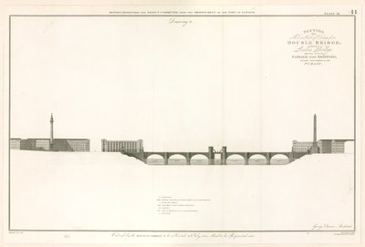 Plan pour un pont de Londres capable de laisser passer les navires - English School