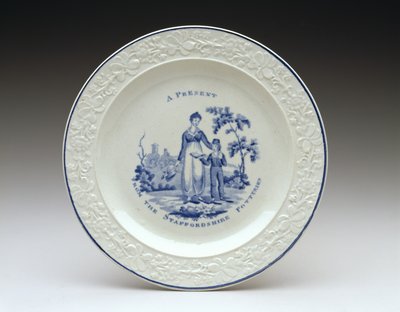 Assiette, vers 1820 - English School