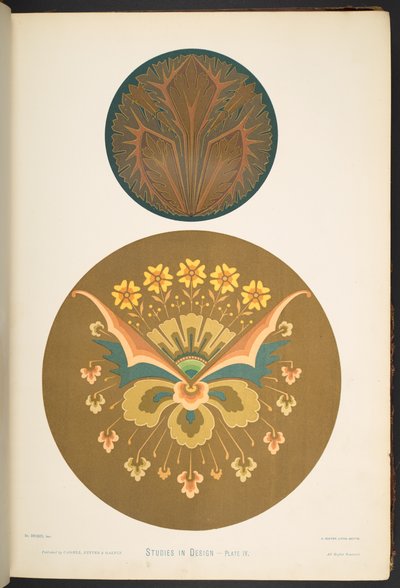 Planche iv, de Études en Design. [60 planches en couleur.] - English School