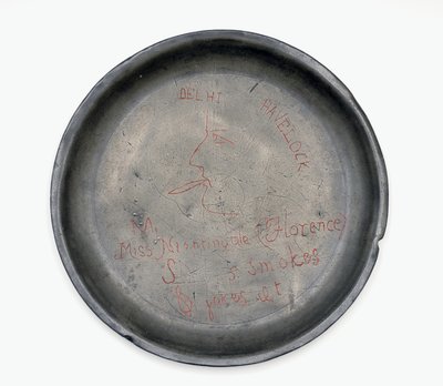 Assiette avec inscription pour Florence Nightingale - English School