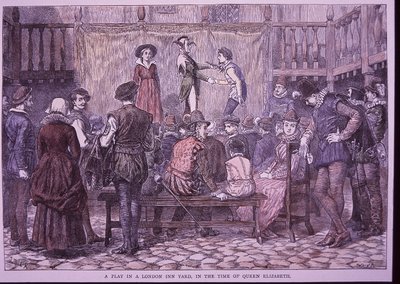 Pièce de théâtre jouée dans la cour de l