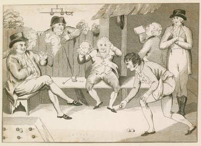 Jeu de balle. XVIIIe siècle - English School