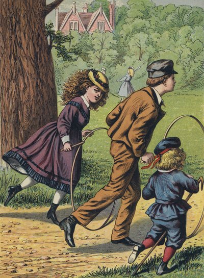 Jouer avec des Cerceaux dans le Parc - English School