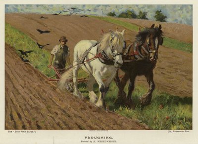 Labourage par H Wheelwright - English School