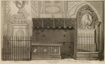 Coin des Poètes, Abbaye de Westminster, Londres - English School