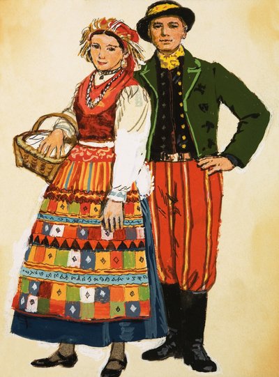 Costume Polonais - English School