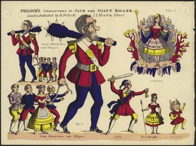 Les personnages de Pollock dans Jack le tueur de géants - English School