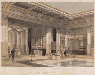 Cour pompéienne, Crystal Palace, Sydenham - English School