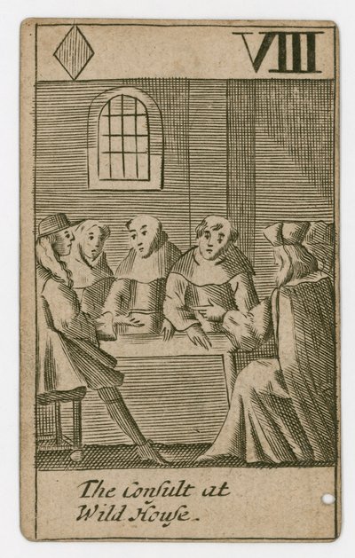 Carte à jouer du complot papiste - English School