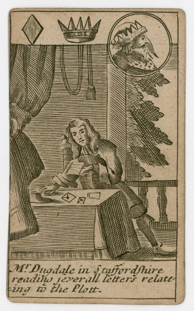 Carte à jouer du complot papiste - English School