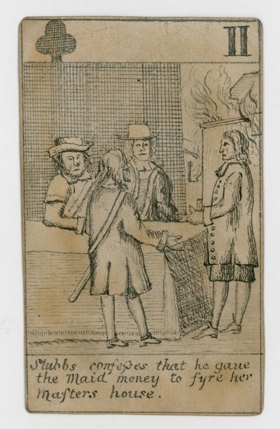 Carte à jouer du complot papiste - English School