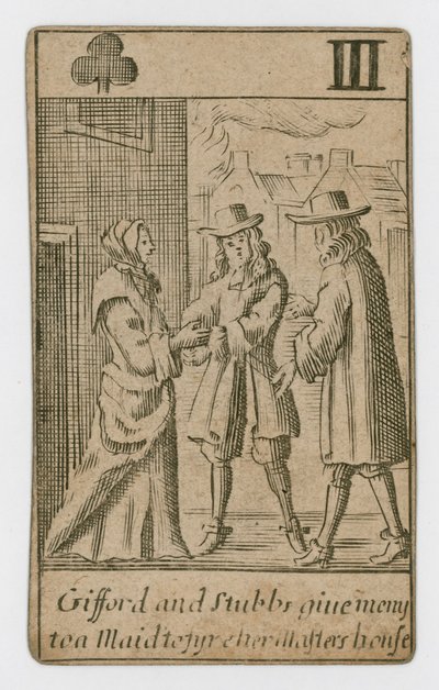 Carte à jouer du complot papiste - English School