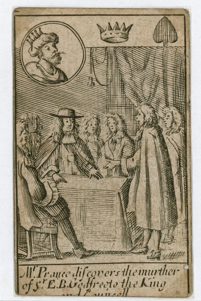 Carte à jouer du complot papiste - English School