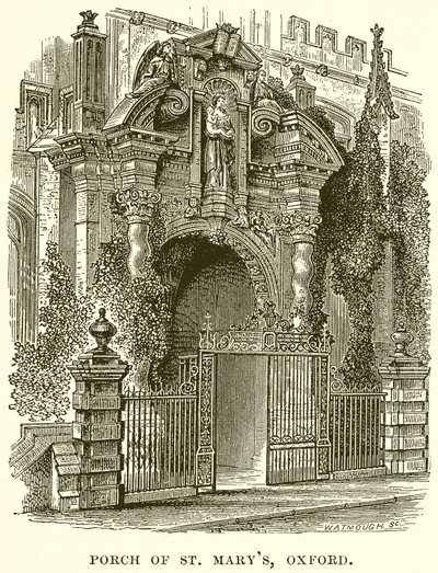 Porche de St. Marys, Oxford - English School