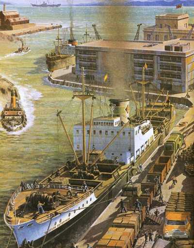 Scène de port - English School