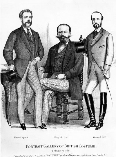Portrait Gallery of British Costume, présentant les rois d