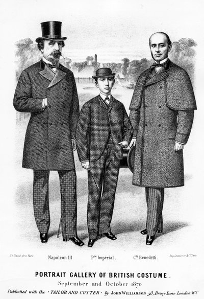 Portrait Gallery of British Costume, publié avec le Tailor and Cutter par John Williamson, 1870 - English School