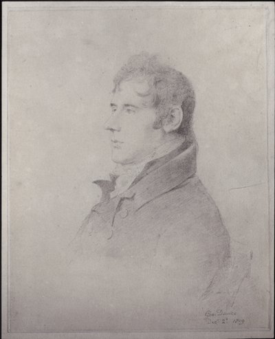 Portrait par George Dance le Jeune - English School