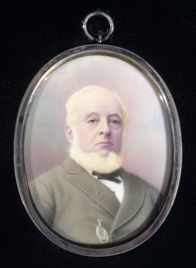 Portrait miniature de Warren de la Rue (1815-1889) - English School