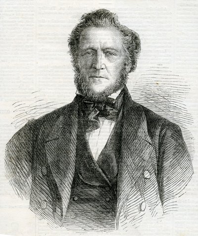 Portrait de Brigham Young - English School