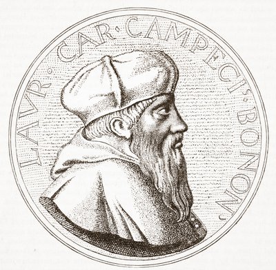 Portrait du cardinal Campeggio, illustration de L