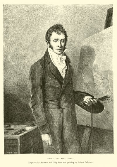 Portrait de Carle Vernet - English School