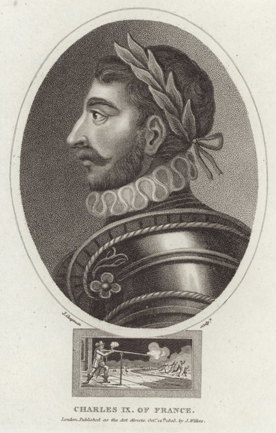 Portrait de Charles IX de France - English School