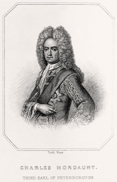 Portrait de Charles Mordaunt, 3e comte de Peterborough - English School