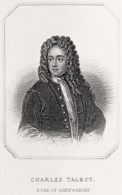 Portrait de Charles Talbot, duc de Shrewsbury, 1835 - English School
