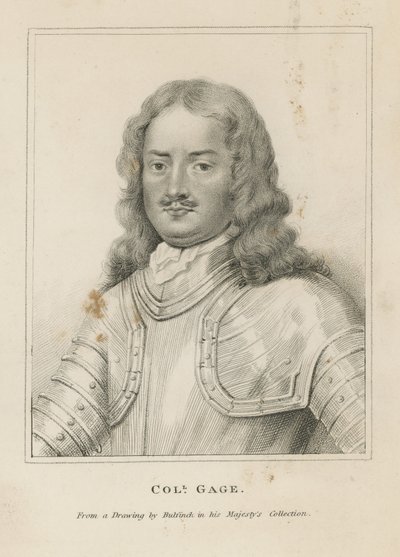 Portrait du Colonel Gage - English School