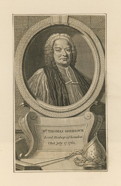 Portrait de Dr Thomas Sherlock - English School