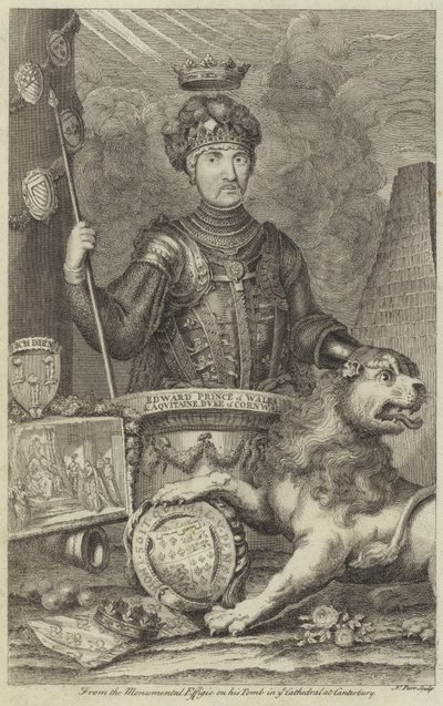 Portrait de Édouard, Prince de Galles - English School