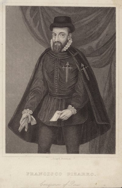 Portrait de Francisco Pizarro - English School