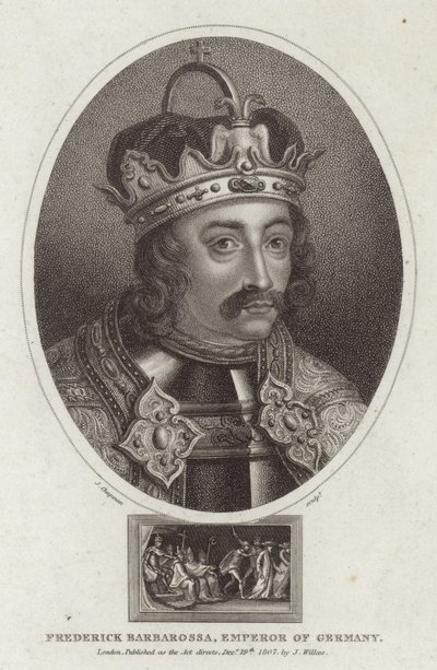 Portrait de Frédéric Barberousse - English School