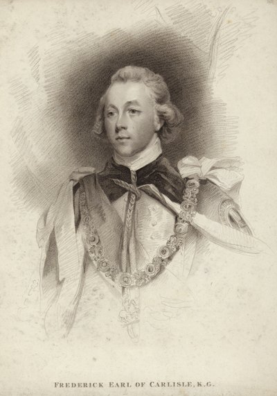 Portrait de Frederick Howard, 5e Comte de Carlisle - English School