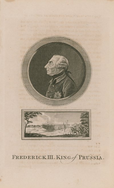 Portrait de Frédéric III - English School