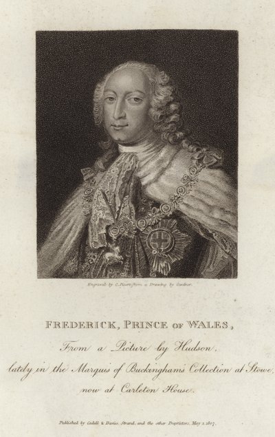 Portrait de Frédéric Louis, prince de Galles - English School