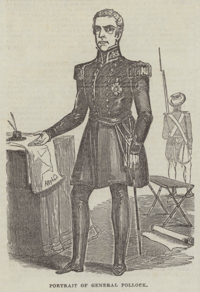 Portrait du Général Pollock - English School